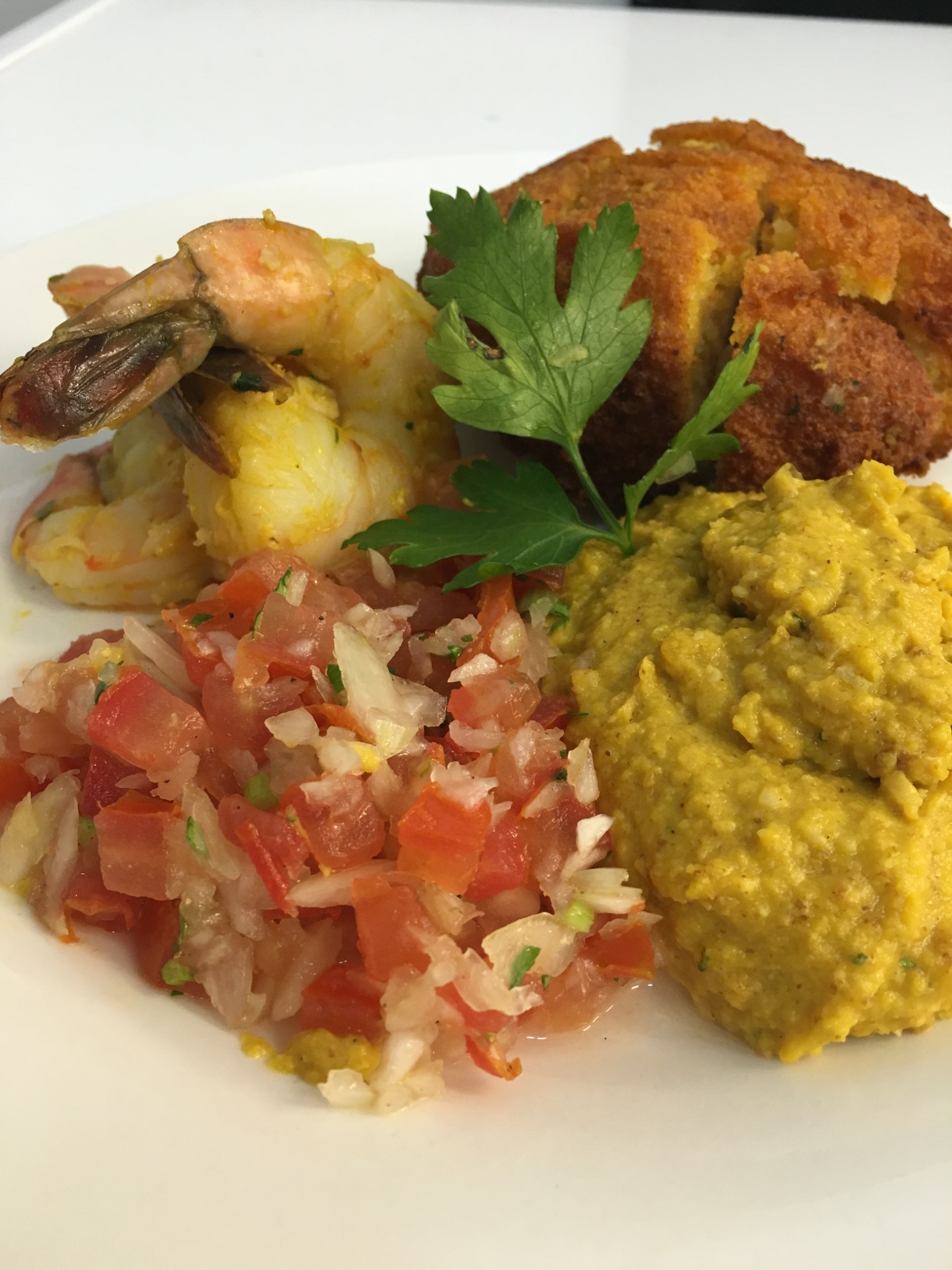 Um prato servido no restaurante O Brasileiro na Austrália