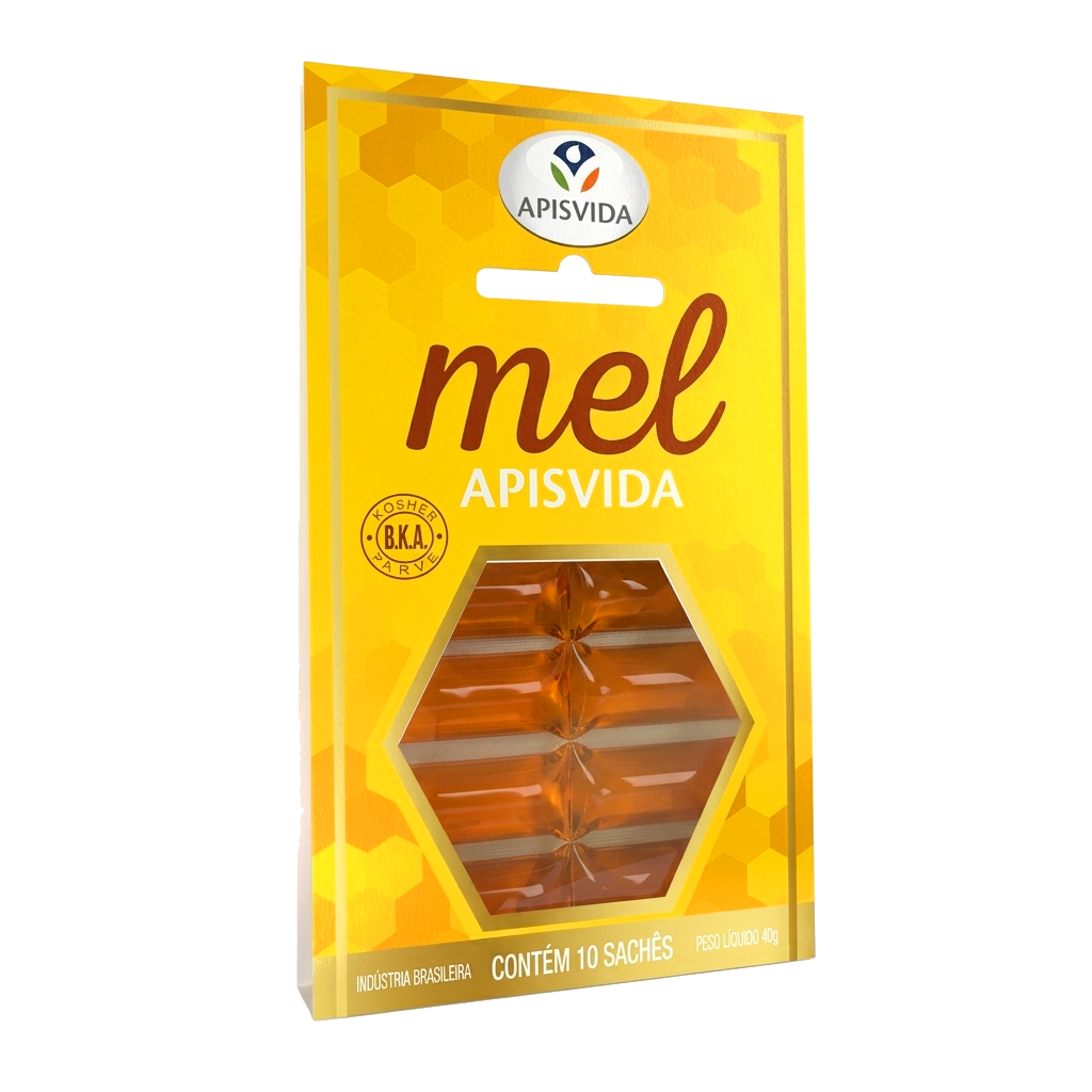 Mel Org&acirc;nico Apis Vida Sach&ecirc;s
