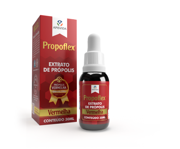 Extrato de Pr&oacute;polis Vermelha Propoflex Apis Vida