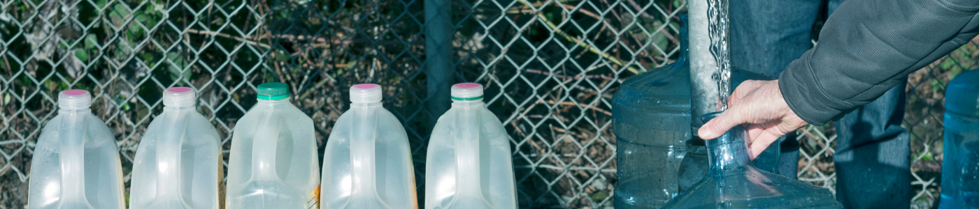 Envase e manuseio de água tratada com OxMaxx