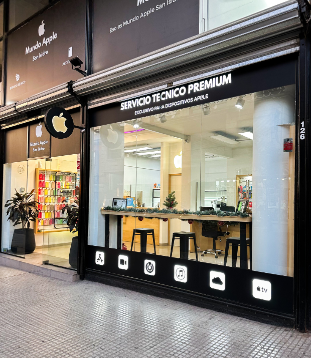 local mundo apple san isidro por fuera