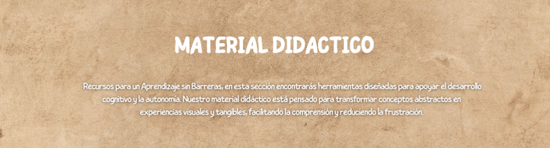 Banner de la categoría Material Didáctico 