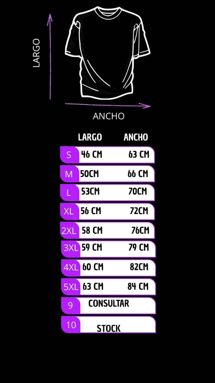 Tabla de talles