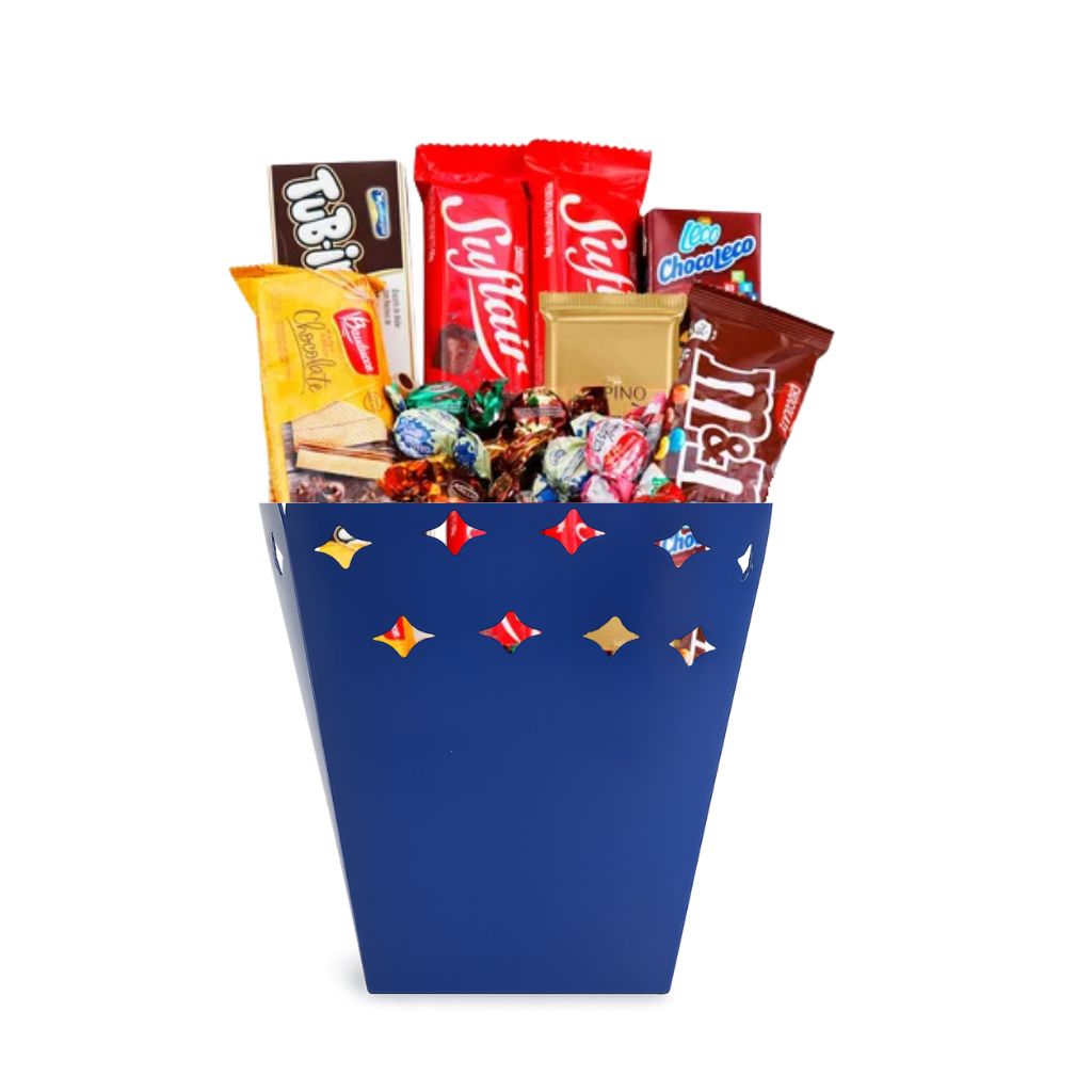 cesta paixão por chocolates com entrega hoje