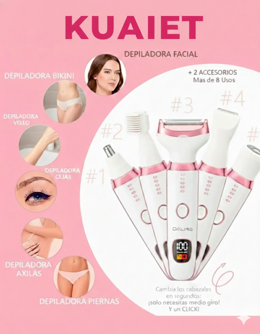 Kit Depiladora 5 en 1