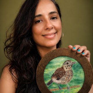 Artista têxtil Tati Kimura