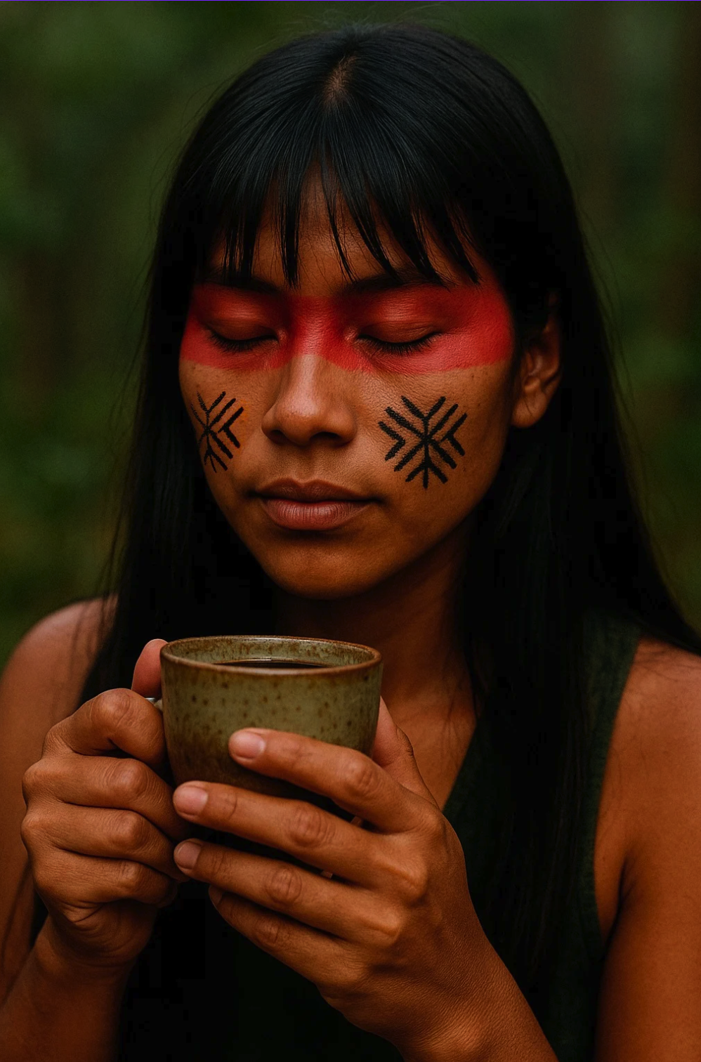 Pintura Facial Tupi Guarani