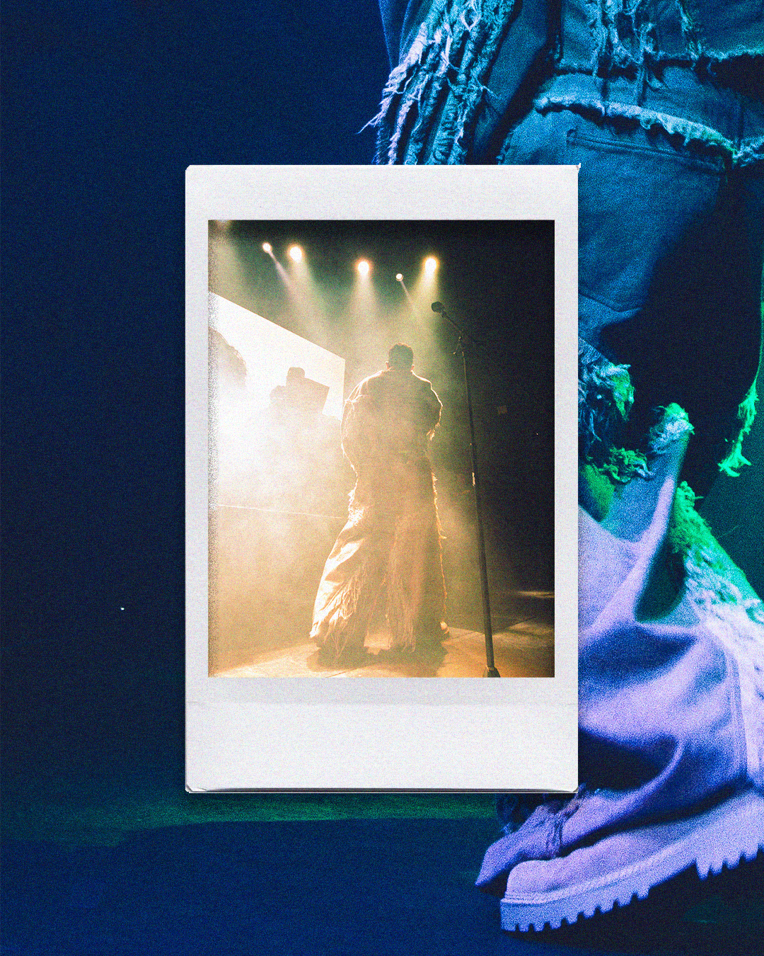 BrunOG usando SAMA FW 24.2 en Opening Act de Yoshi y Lara Project