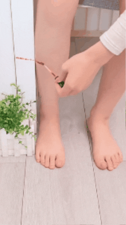 Taloneras invisibles en uso