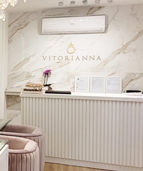Balcão da loja Vitorianna em Icaraí