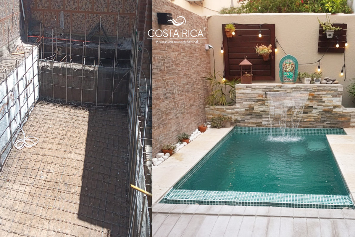 Proceso de construcción de piscinas