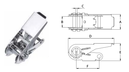 Catraca Inox CTRI4-025