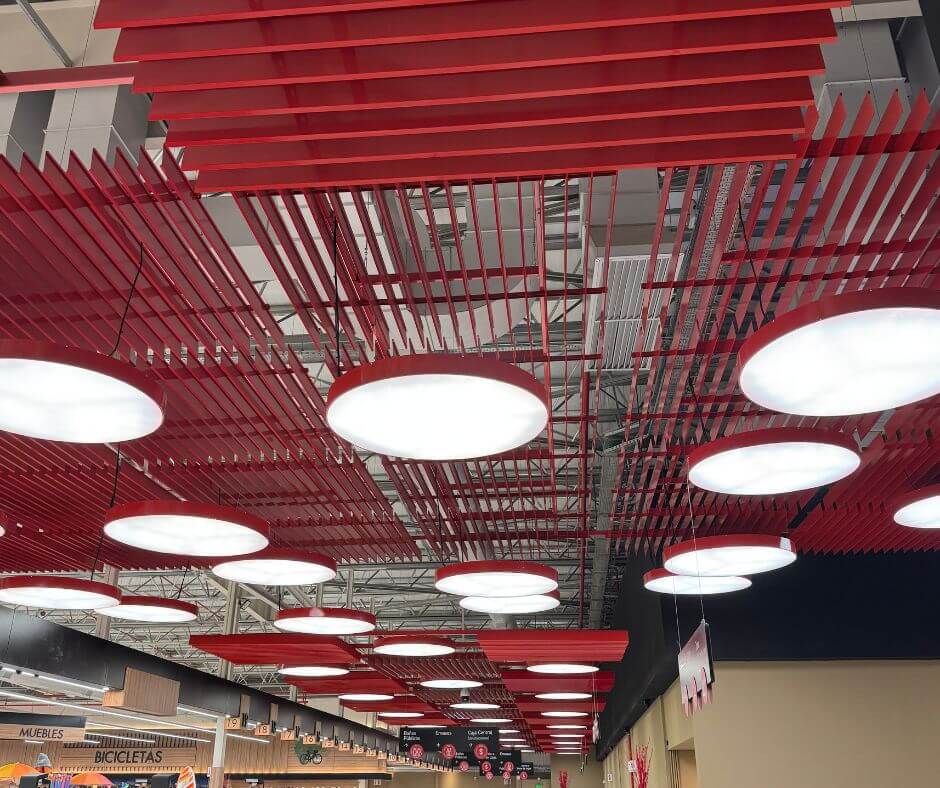 Cielorraso metálico - ejemplo 1