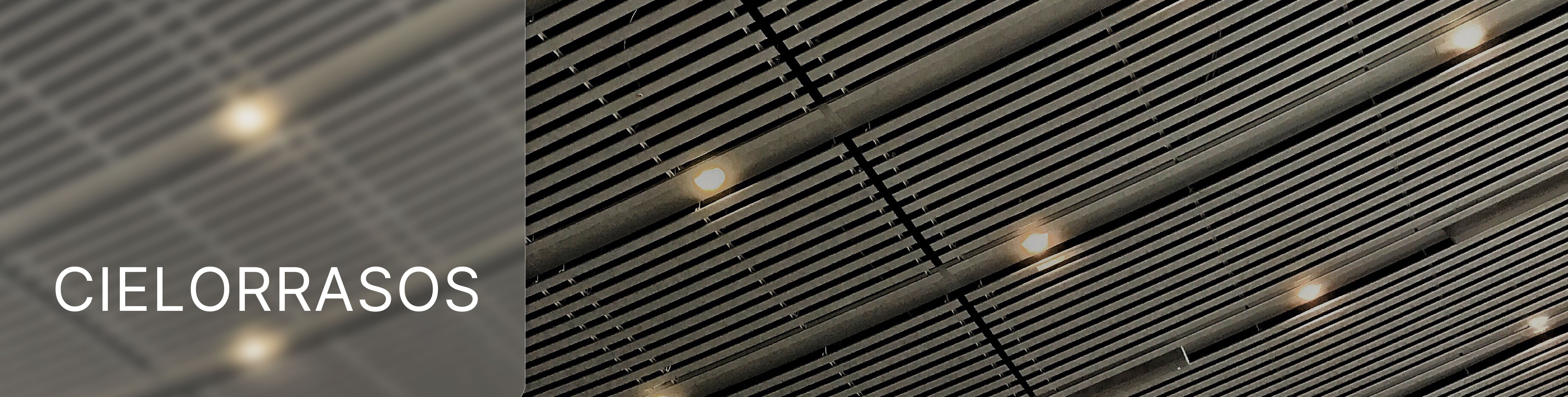 Cielorrasos metálicos - banner