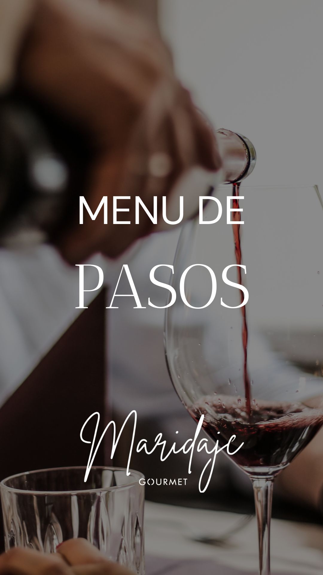 Menu_Pasos_ Maridaje_Gourmet