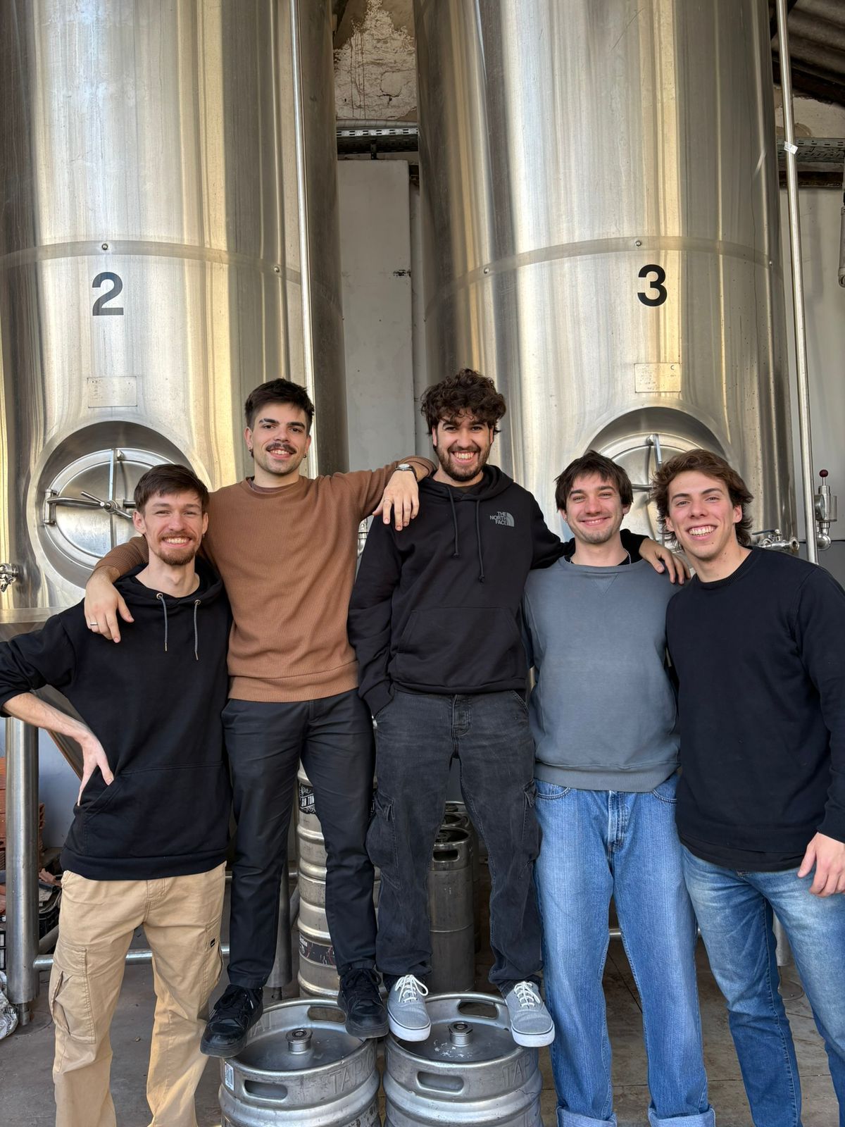 El equipo completo de La Franja