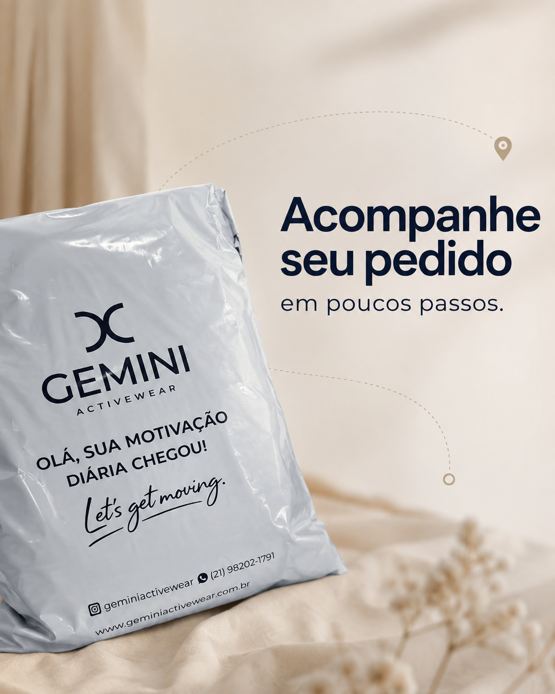 Acompanhe seu pedido em poucos passos