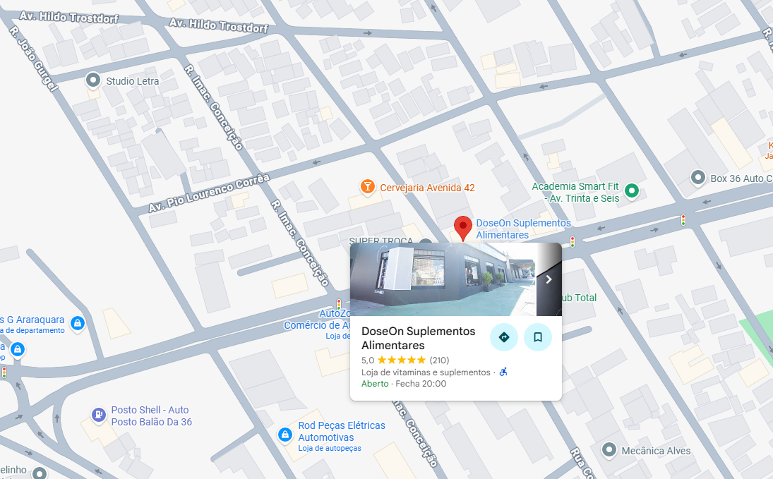 Mapa localização DoseOn