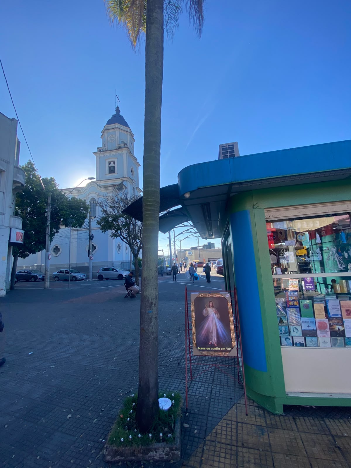 A Banca Matriz hoje, em frente à Igreja Matriz de São José dos Campos