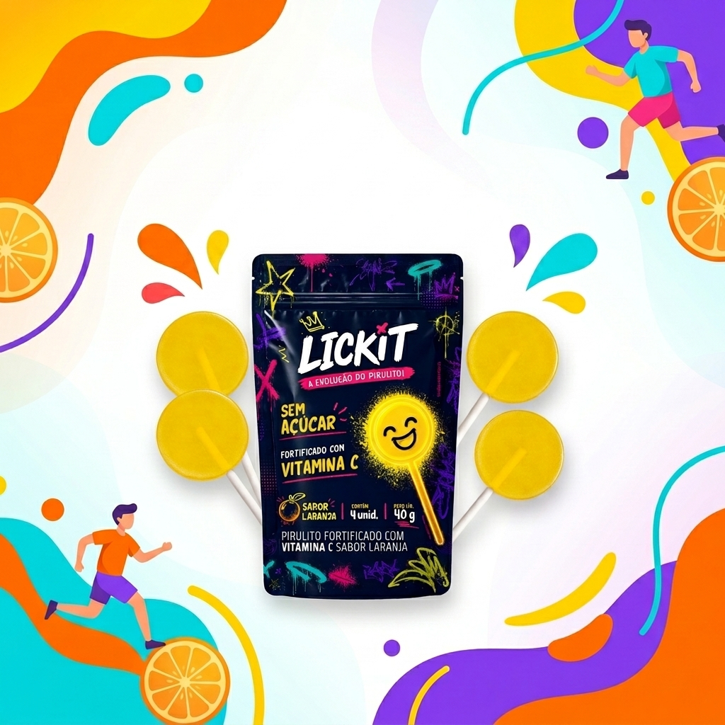 Lickit Vitamina C Laranja