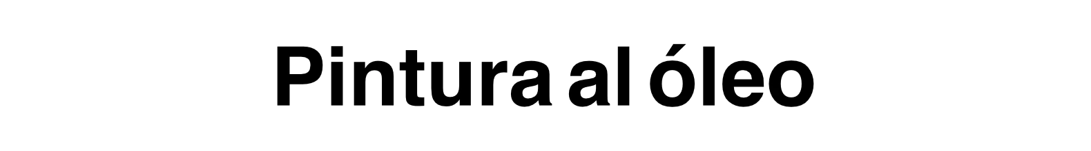 Banner de la categoría Pintura al Óleo