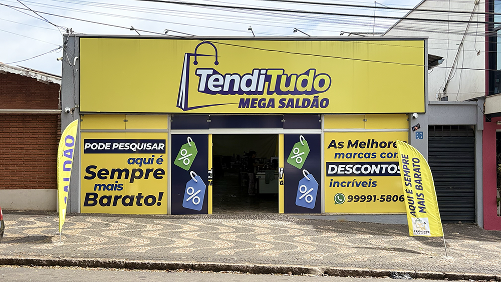 Loja Tendi Tudo unidade Araras/SP