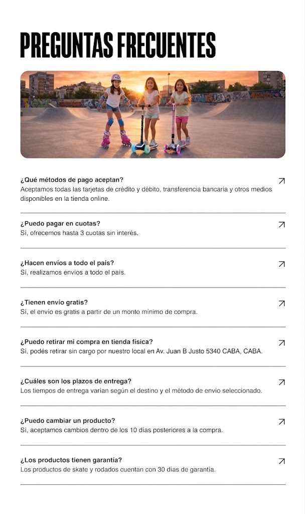 Preguntas frecuentes Shox Store