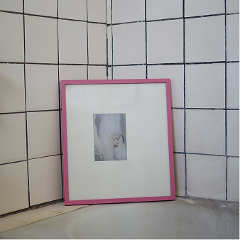 Obra enmarcada con paspartú