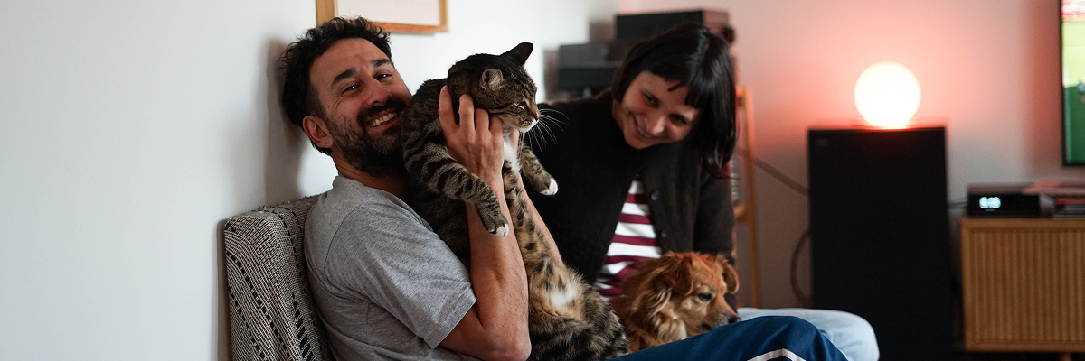 Pablo, amigo de San Cayetano y punto de acopio en Villa Urquiza