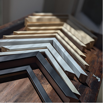 Muestras de varillas de madera