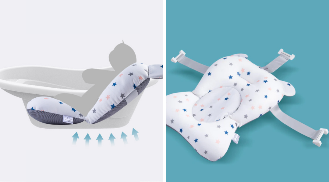 almofada de banho infantil