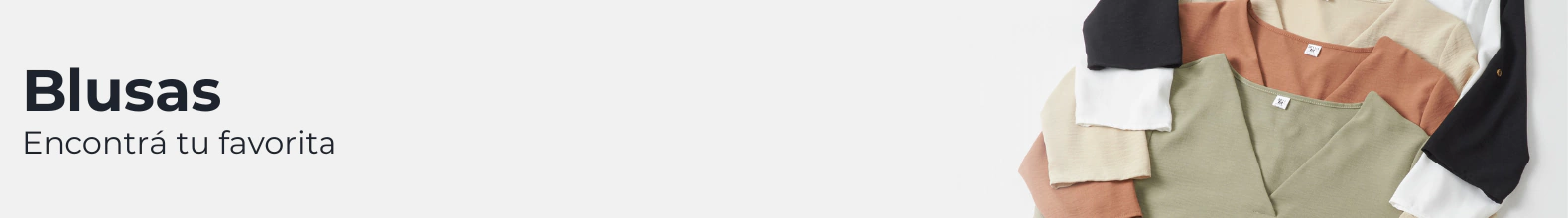 Banner de la categoría Blusas