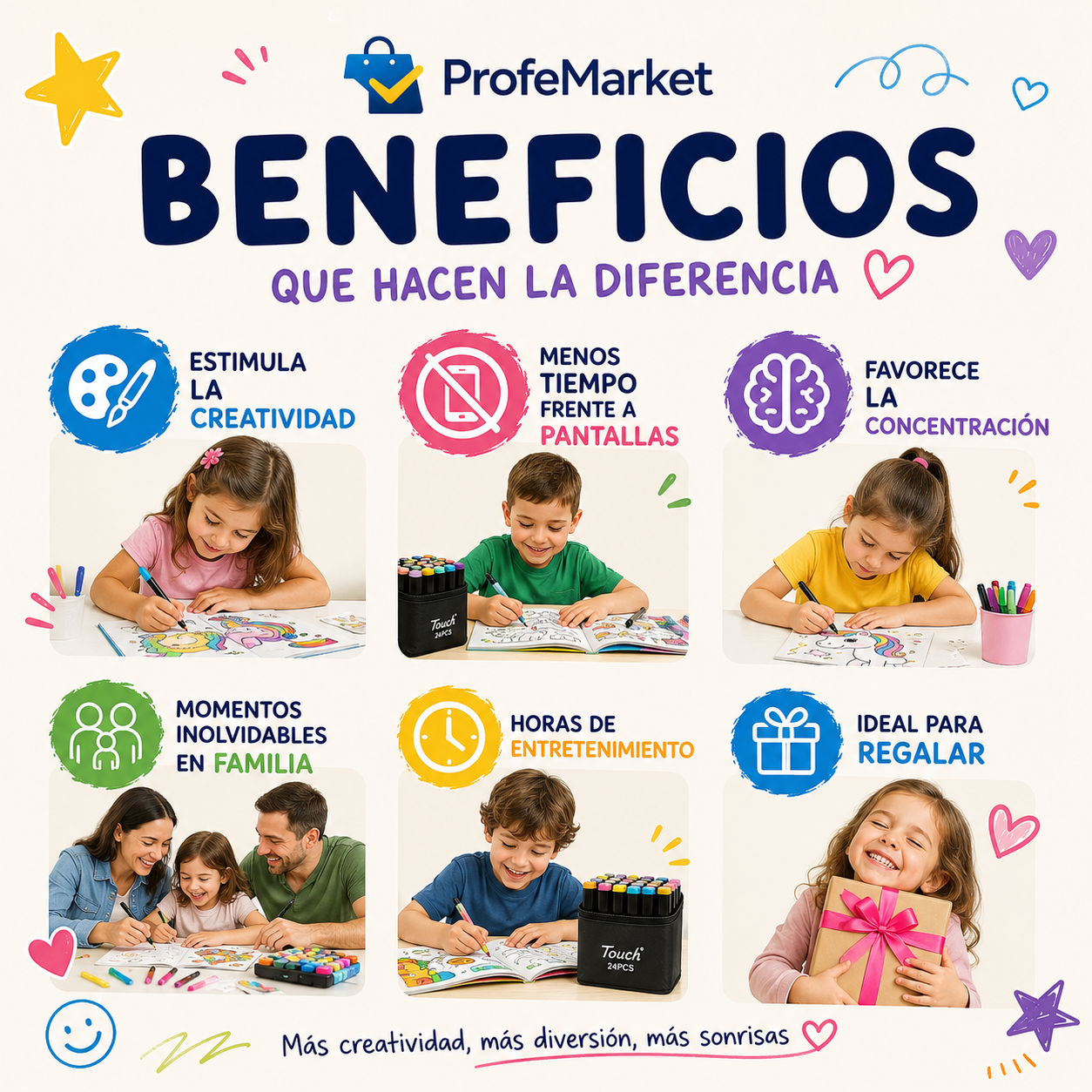 Beneficios del Set de Arte