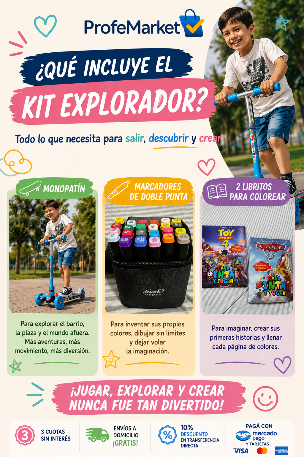 Kit Explorador Uso