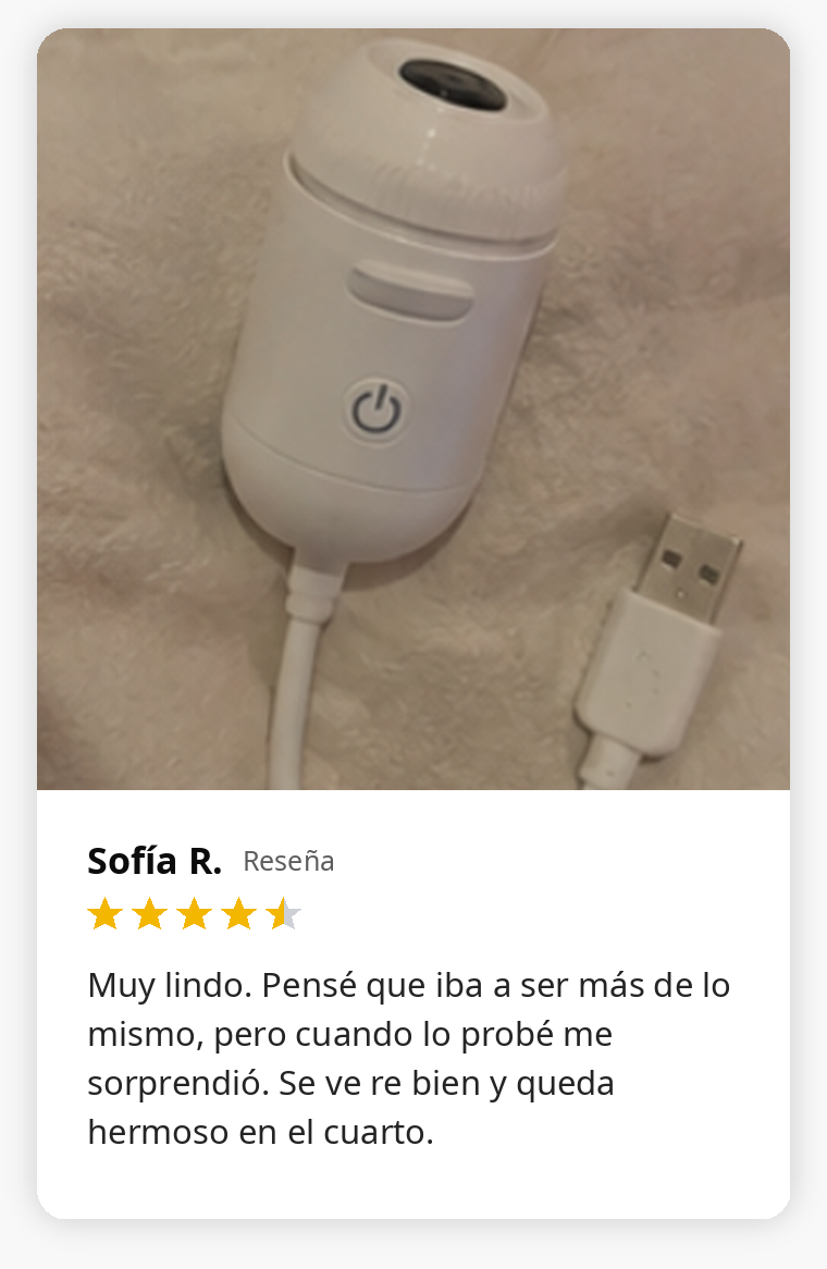 Rese&ntilde;a real de cliente Mil Cielos
