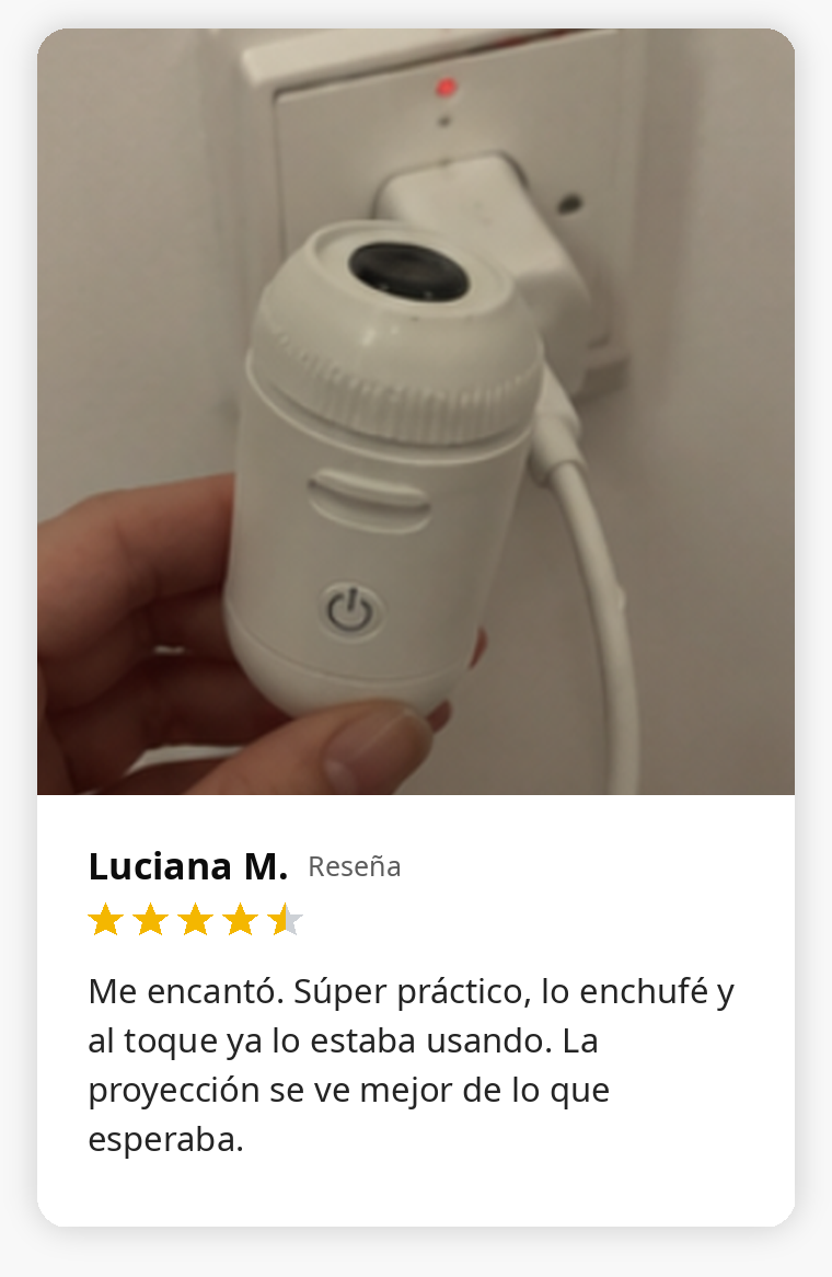 Rese&ntilde;a real de cliente Mil Cielos