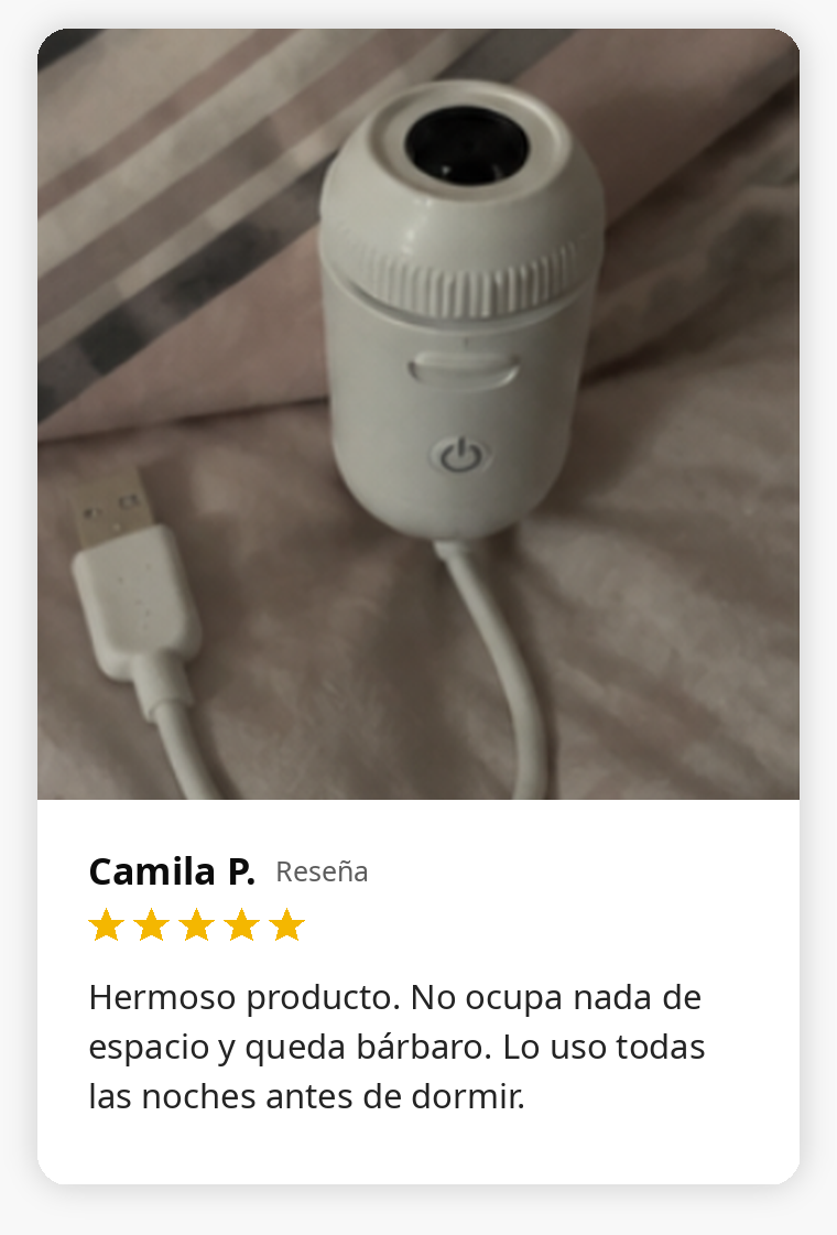 Rese&ntilde;a real de cliente Mil Cielos