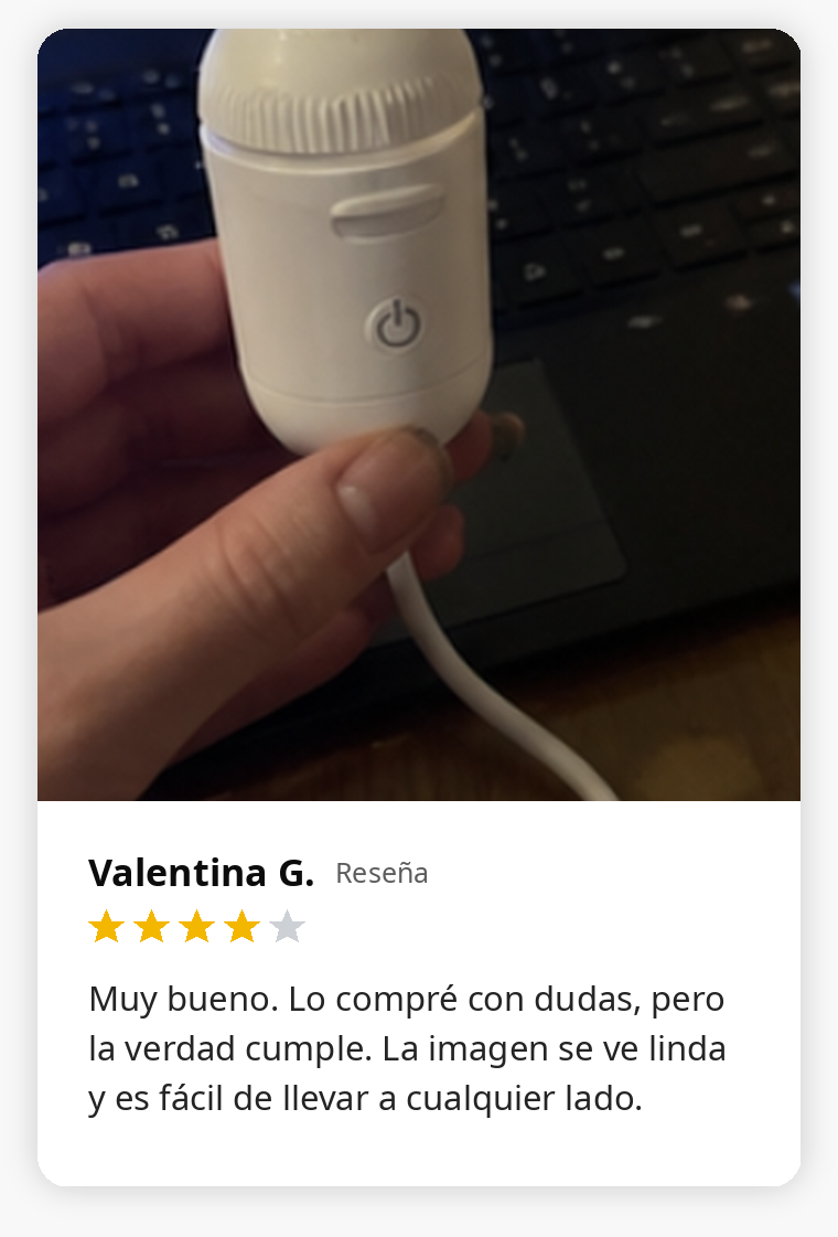 Rese&ntilde;a real de cliente Mil Cielos