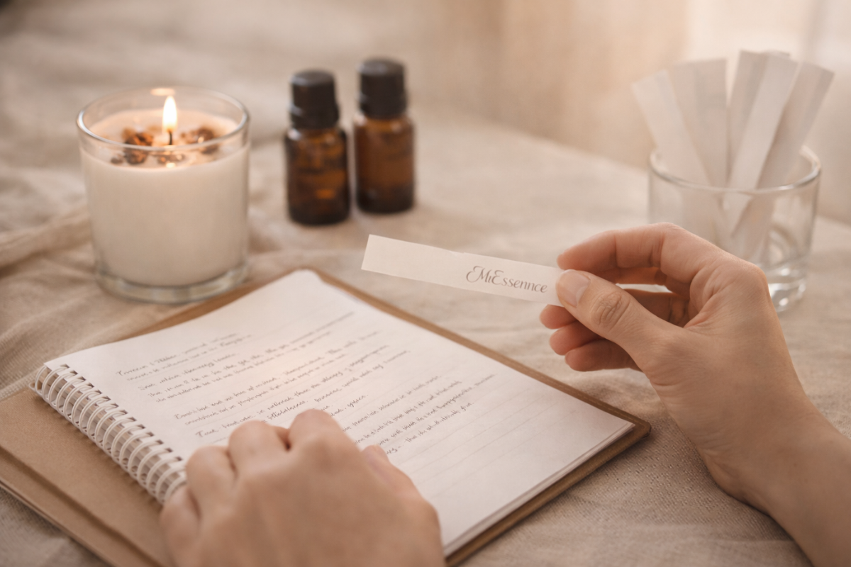 Talleres & Experiencias Sensoriales  En MiEssence el aroma no solo se aprende, se vive. Creamos espacios donde la ciencia y la sensibilidad se encuentran para transformar una experiencia en conocimiento.