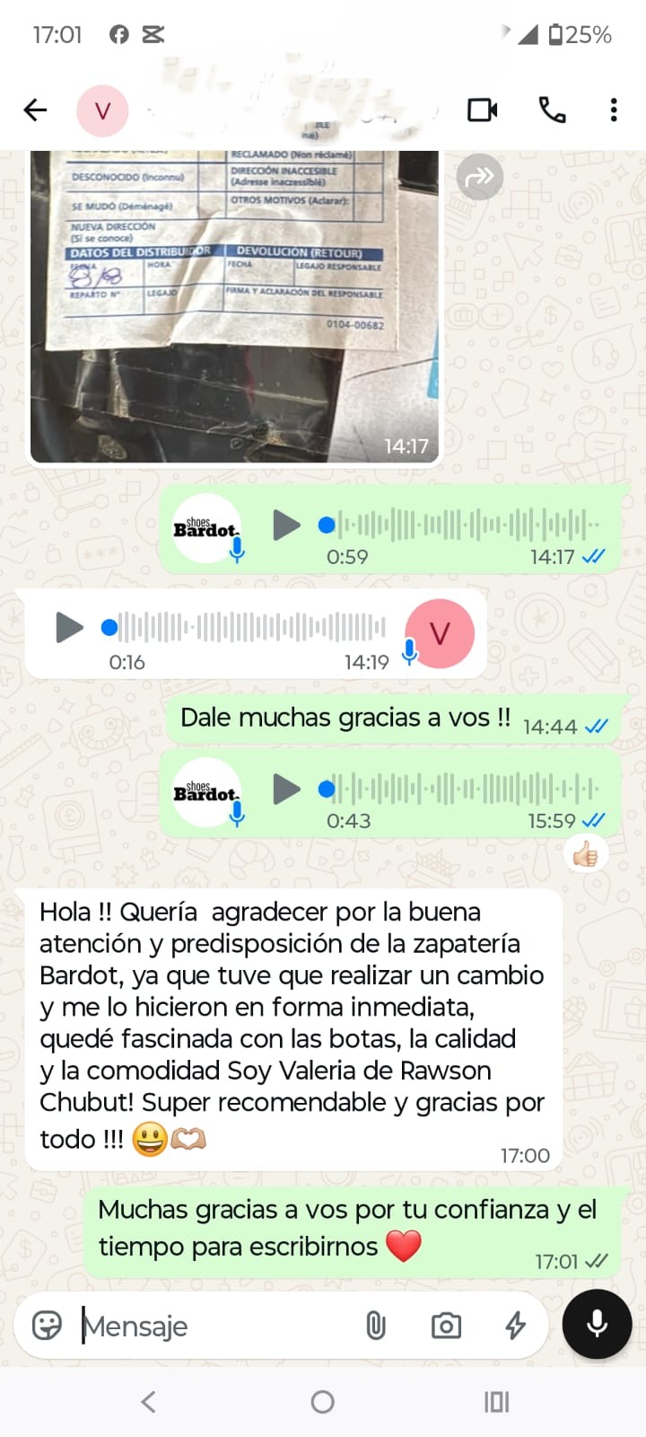 Testimonio cliente Bardot