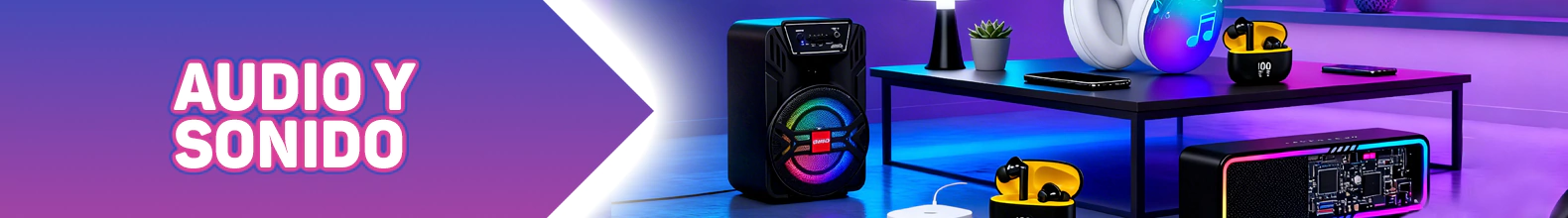 Banner de la categoría Audio y Sonido 