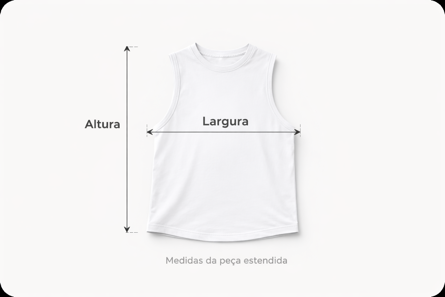Como medir regata cavada