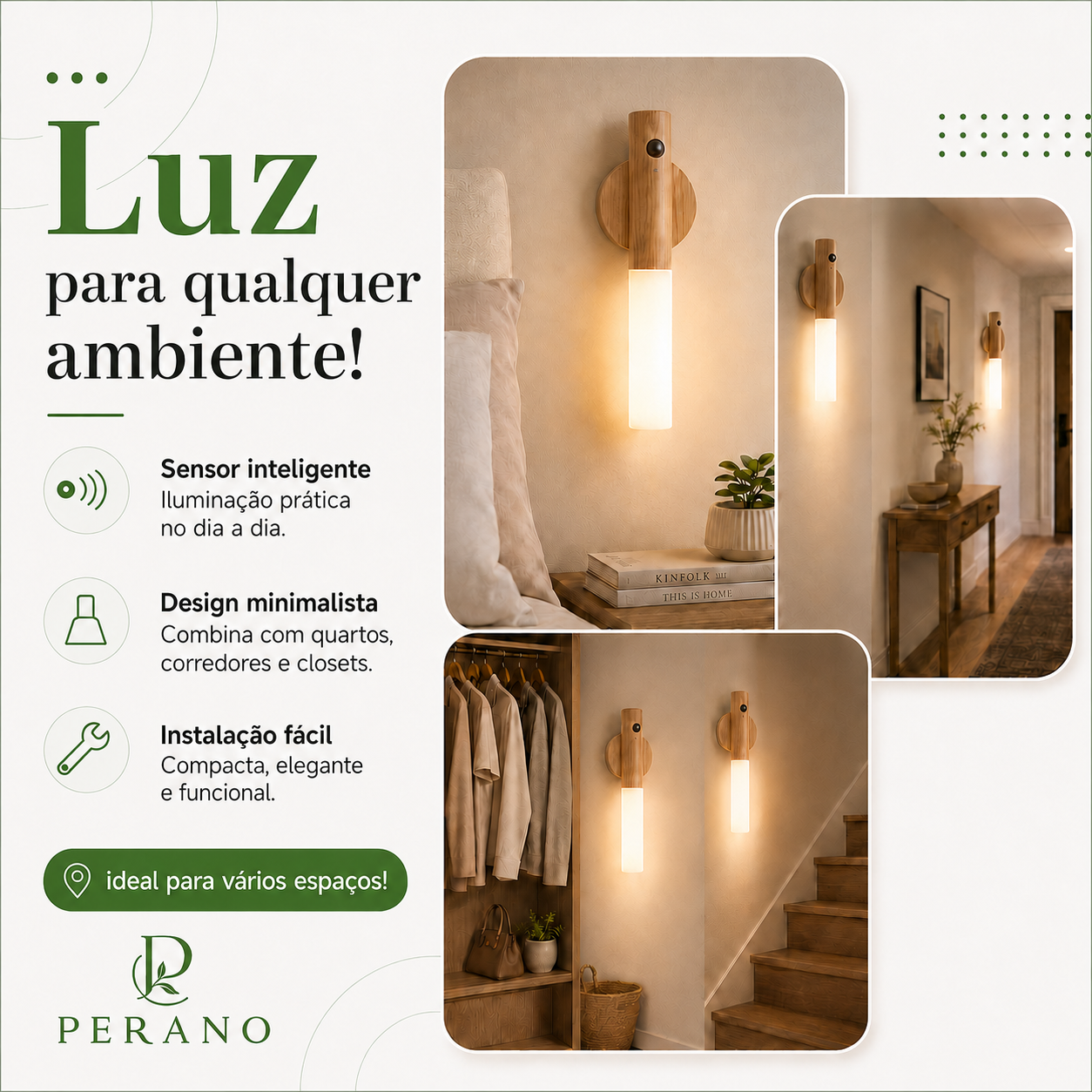 Kit Luminárias LED Perano