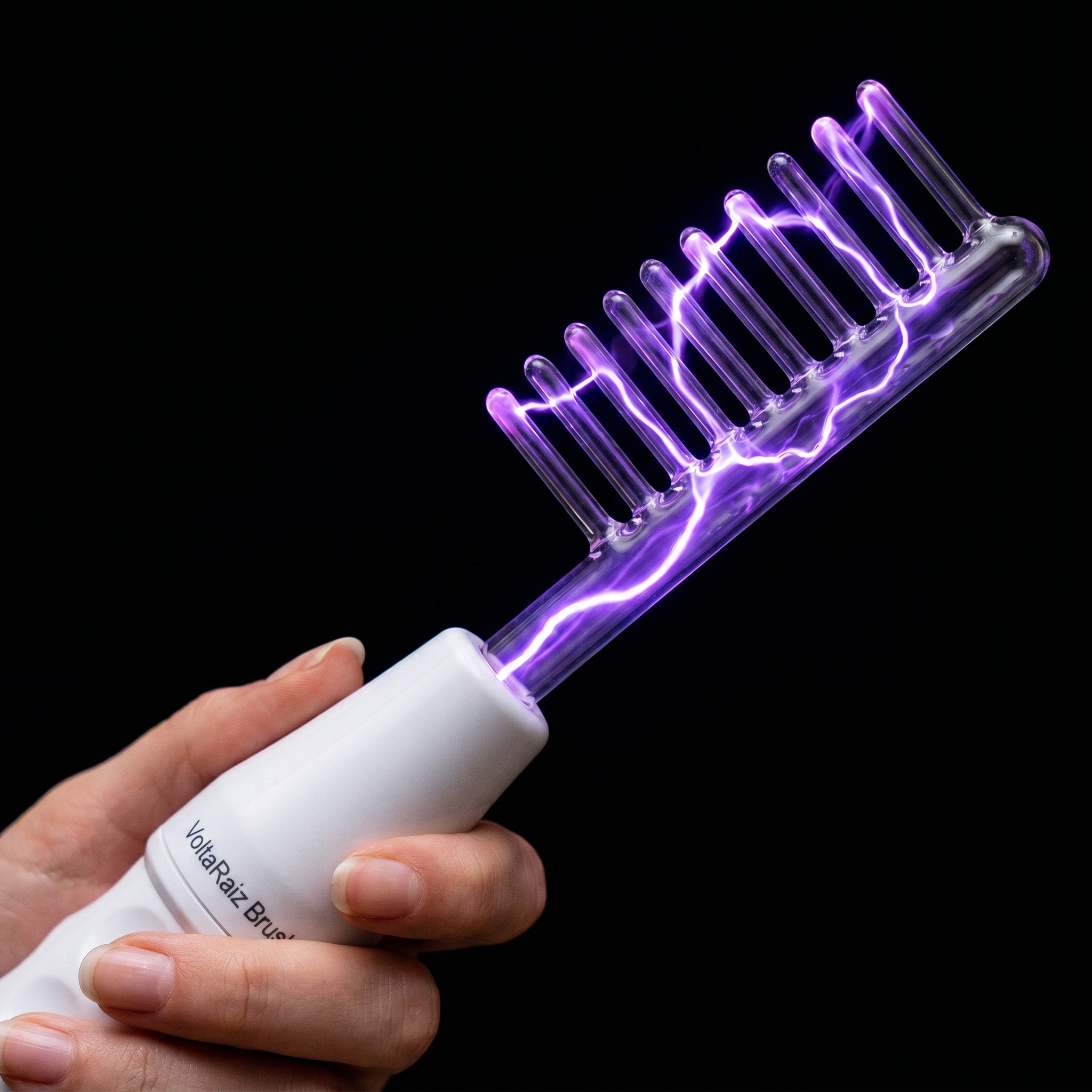 VoltaRaiz Brush &mdash; eletrodo de vidro com arco el&eacute;trico de alta frequ&ecirc;ncia