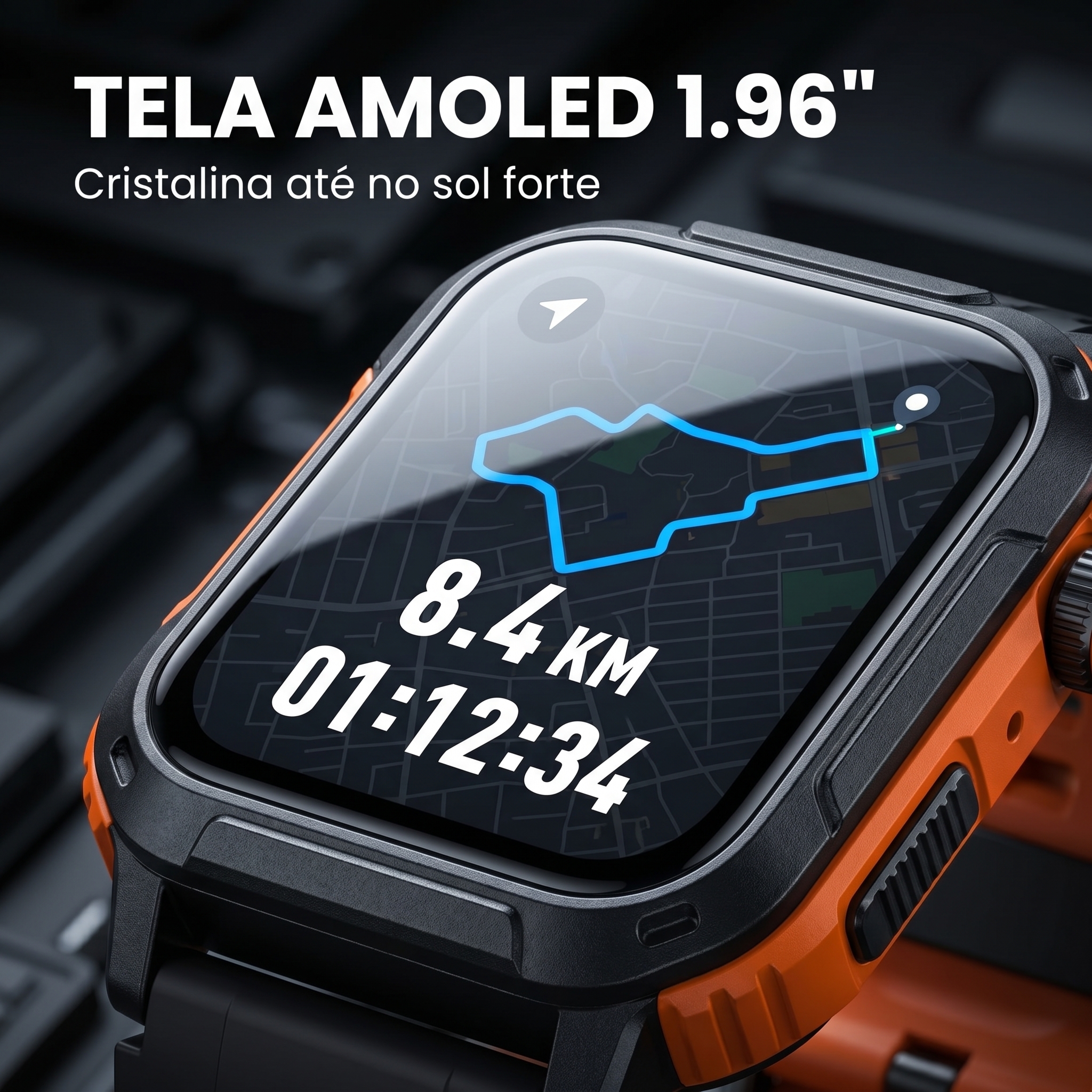 Tela AMOLED do Tanque X5