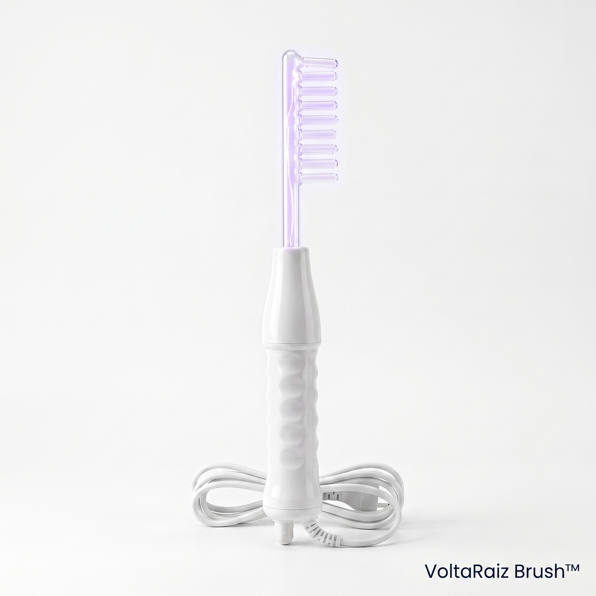 VoltaRaiz Brush &mdash; Escova de Alta Frequ&ecirc;ncia para Revitaliza&ccedil;&atilde;o Capilar