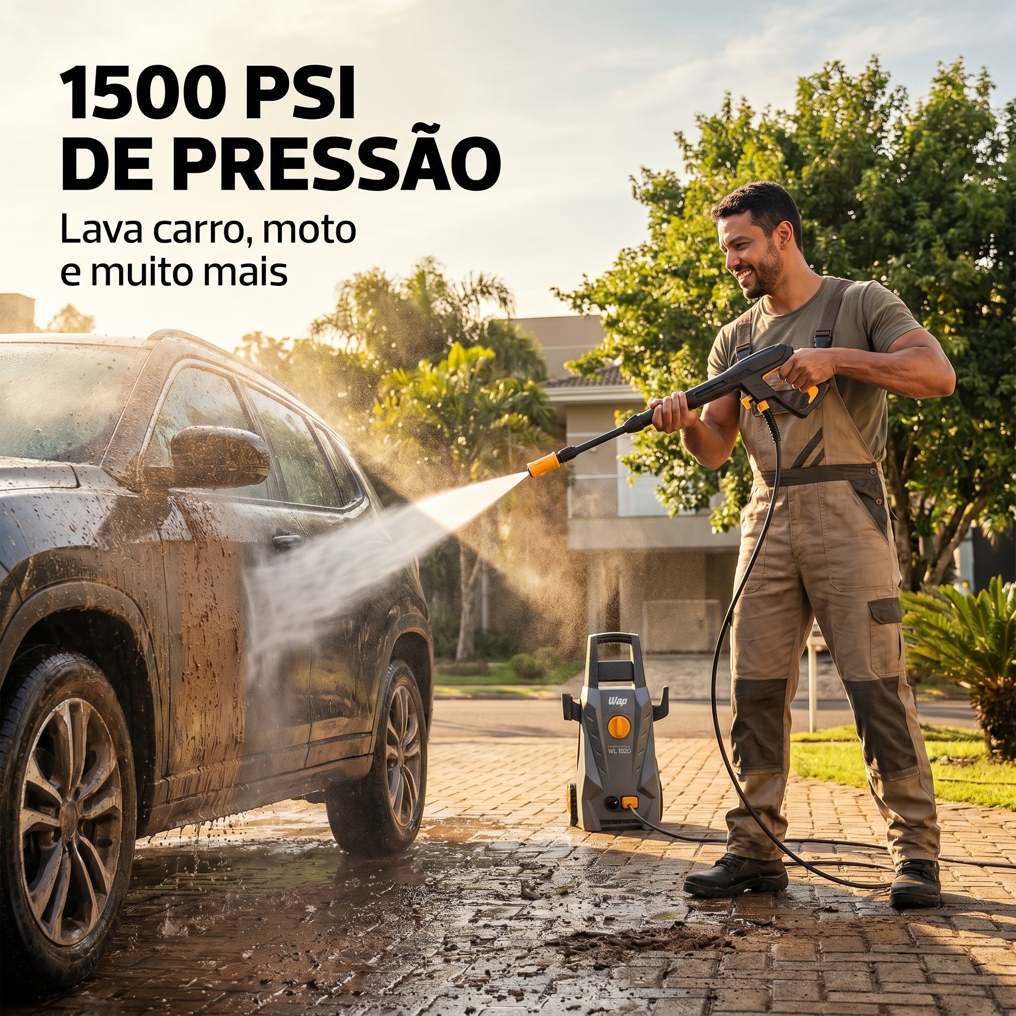 Lavando carro com WAP