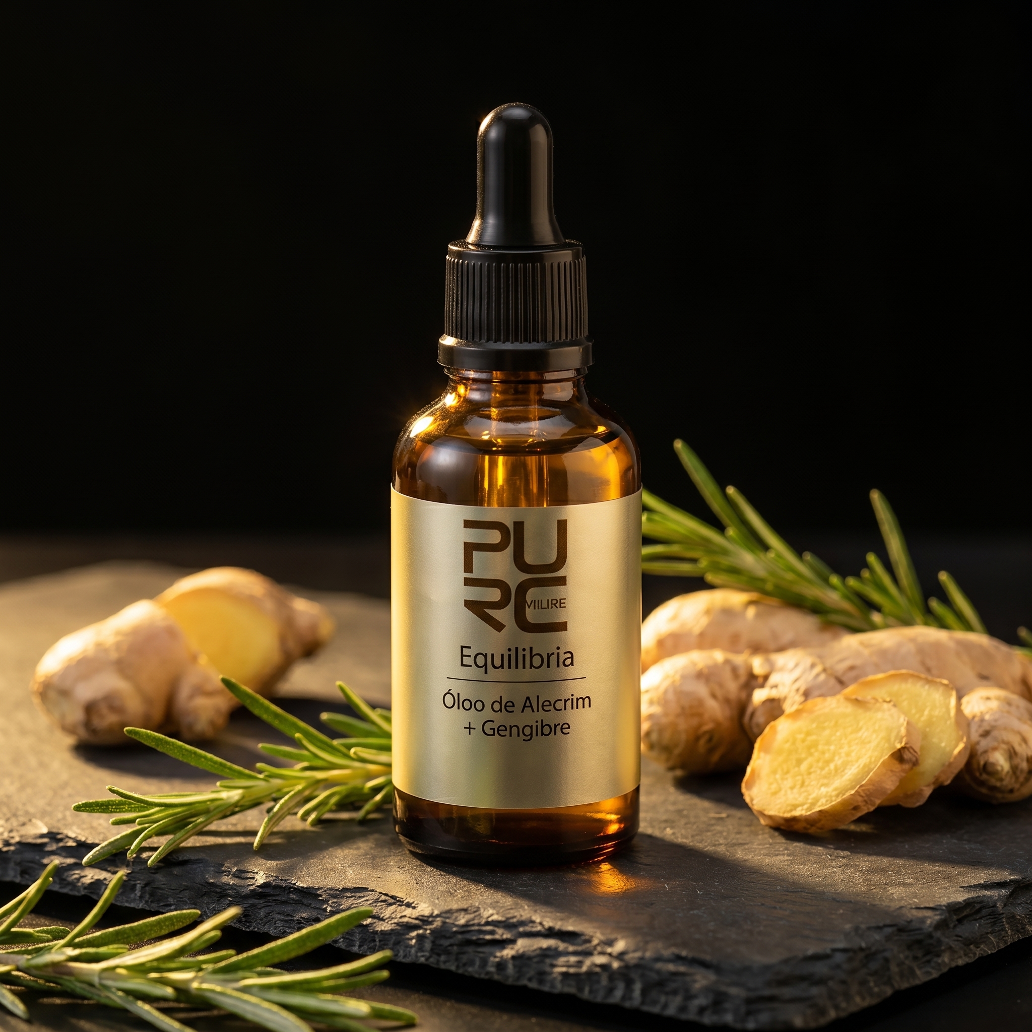 &Oacute;leo PURC x Equilibria &mdash; Alecrim + Gengibre 50ml