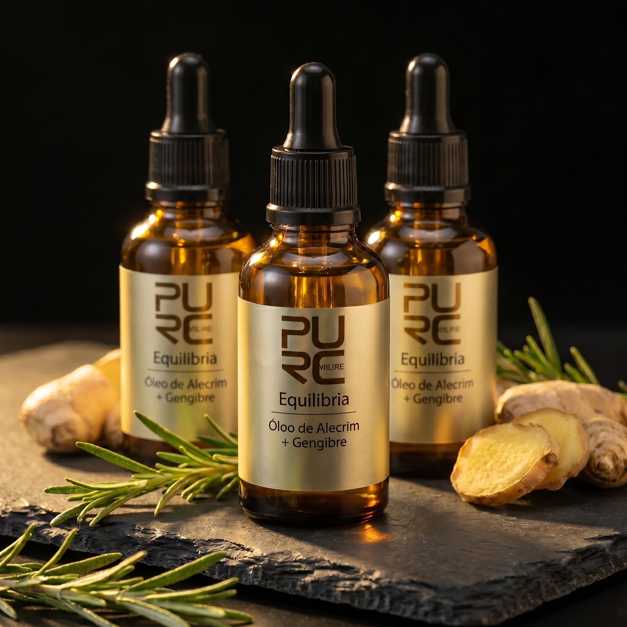 Kit 3 frascos &Oacute;leo PURC x Equilibria