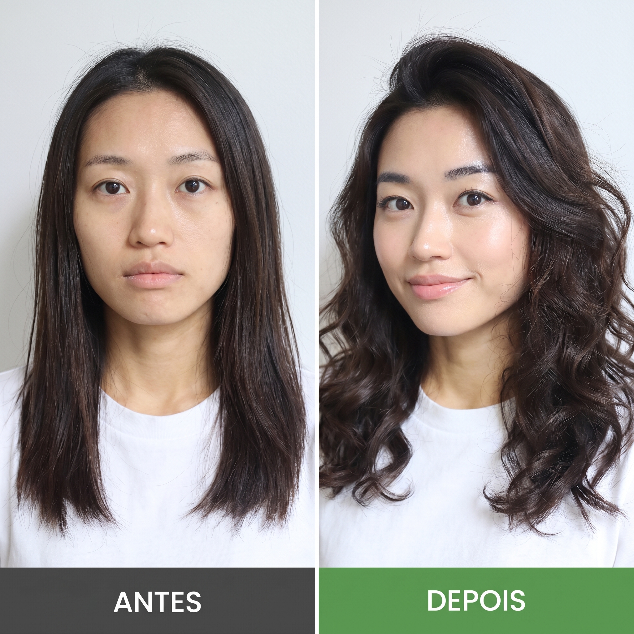 AirStyle Pro &mdash; antes e depois rosto